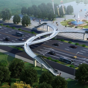 现代天桥3D模型下载